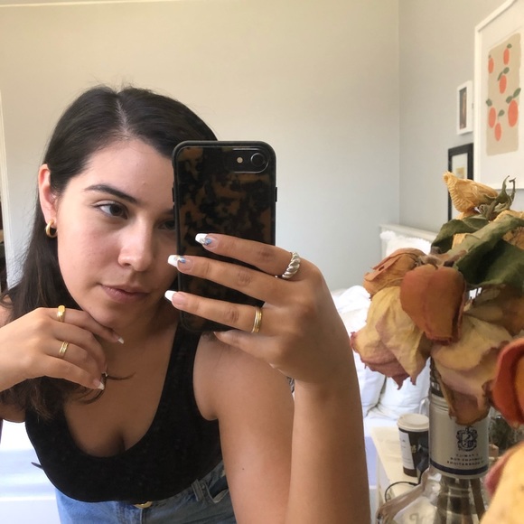 Silver “Croissant” Ring / Twist Ring - Picture 5 of 5